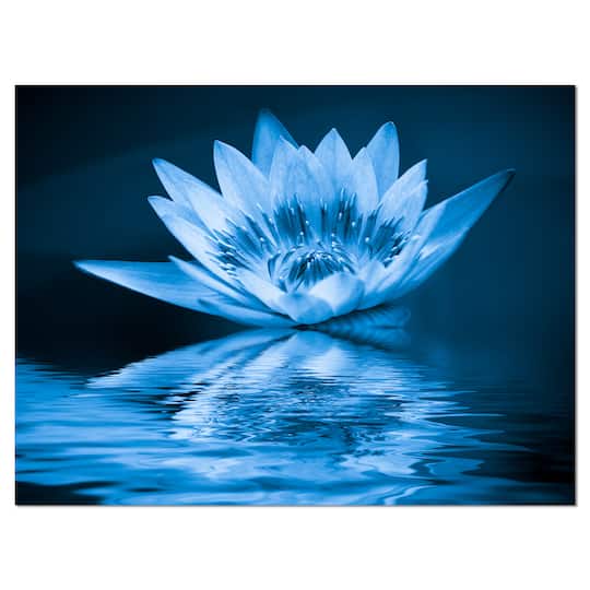 Designart - Blue Water Lily